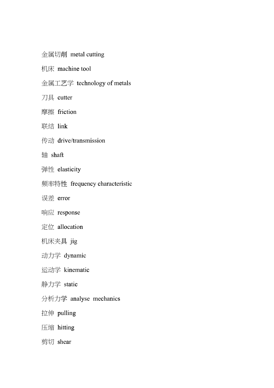 机械设计专业术语（DOC53页）dhym_第1页