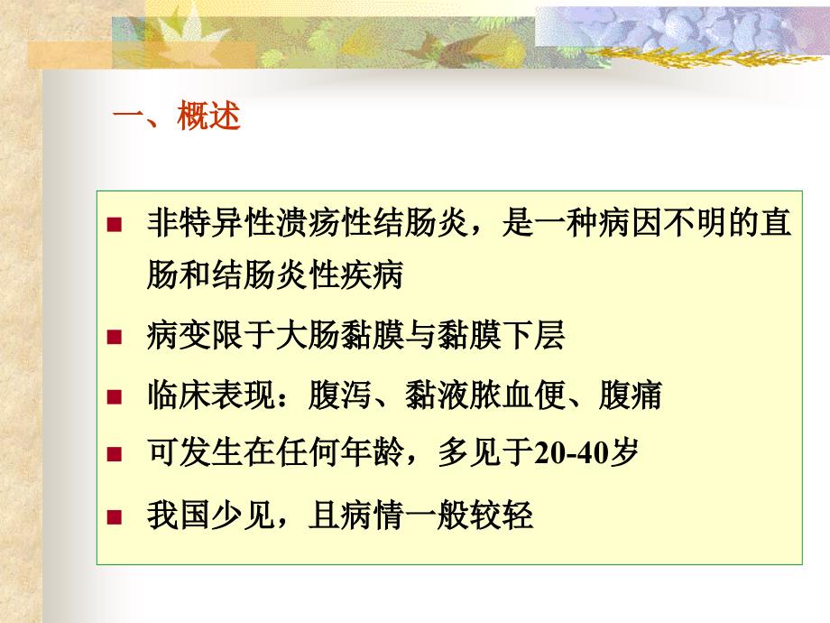 溃疡性结肠炎名师编辑PPT课件_第2页