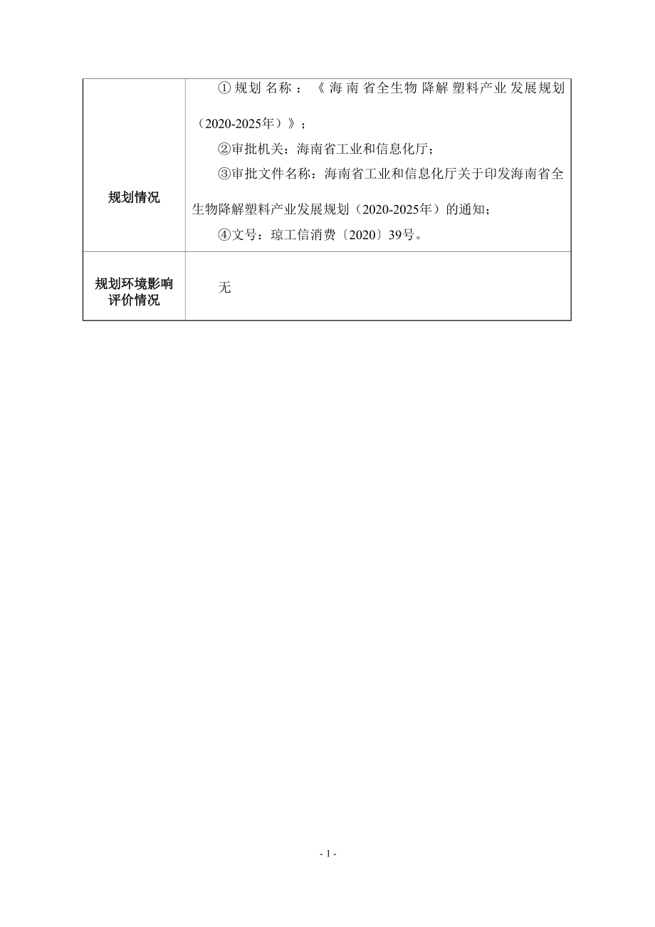 海南挚友诺金环保科技有限公司生物复合可降解塑料系列制品项目 环评报告.docx_第4页