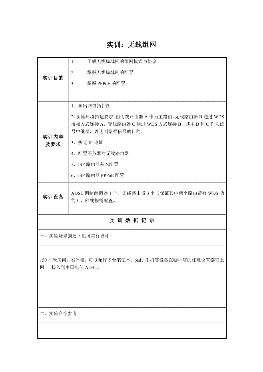 第4单元：实训--无线组网_第1页