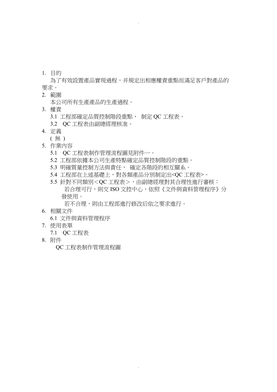 QC工程表制作A_第1页