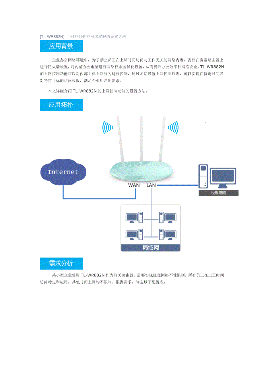 路由器上网控制管控网络权限的设置方法_第1页