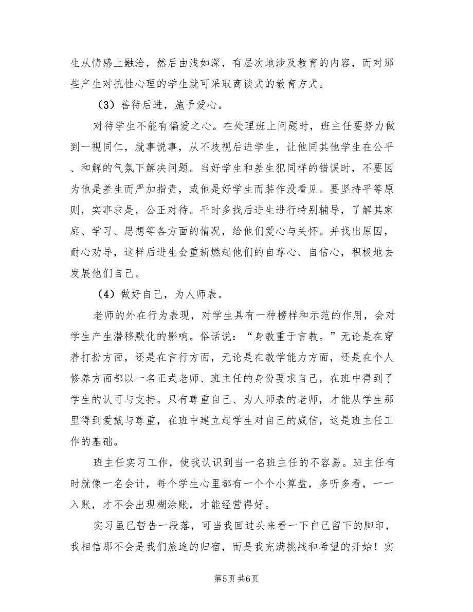 师范生实习报告总结范本.doc_第5页