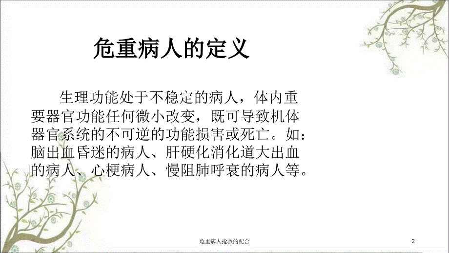 危重病人抢救的配合课件_第2页