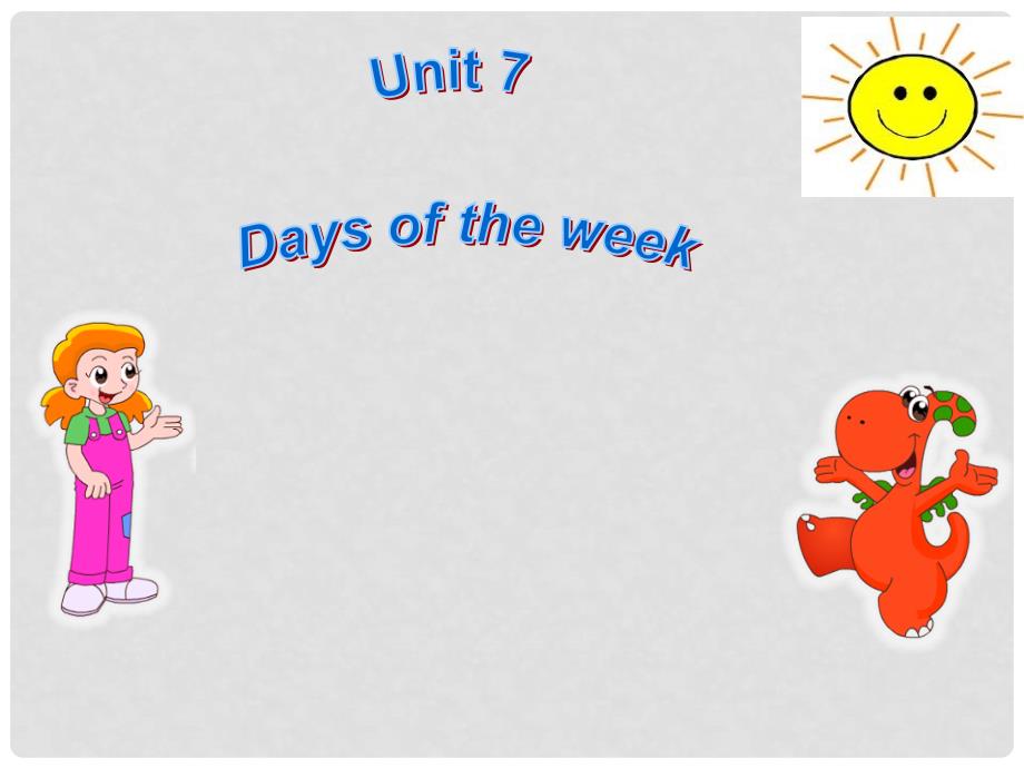 五年级英语下册 Unit 7《Days of the Week》课件 北师大版（三起）_第1页