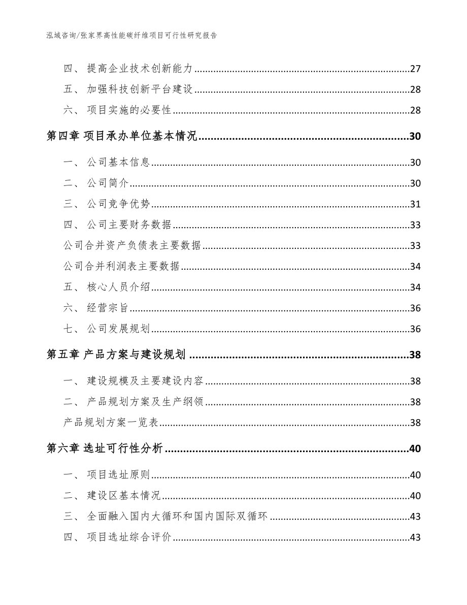 张家界高性能碳纤维项目可行性研究报告_模板范本_第3页