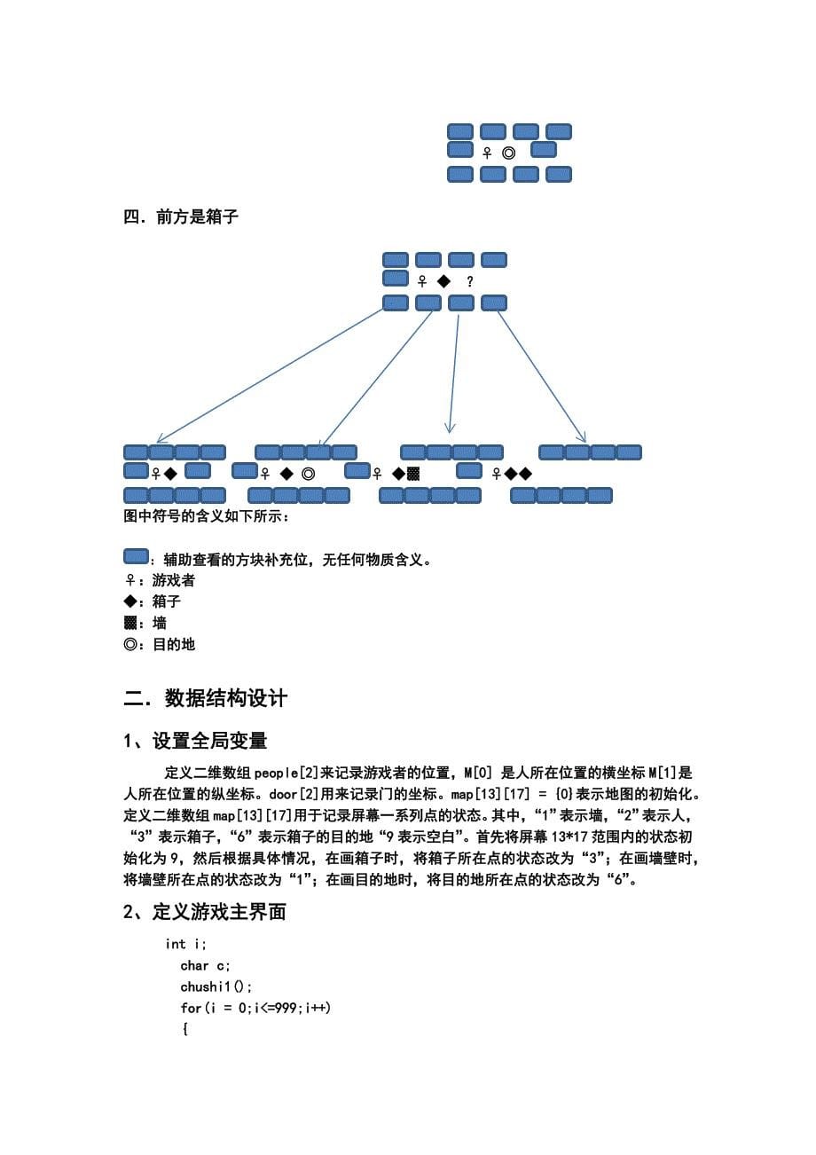 推箱子游戏设计实习报告_第5页