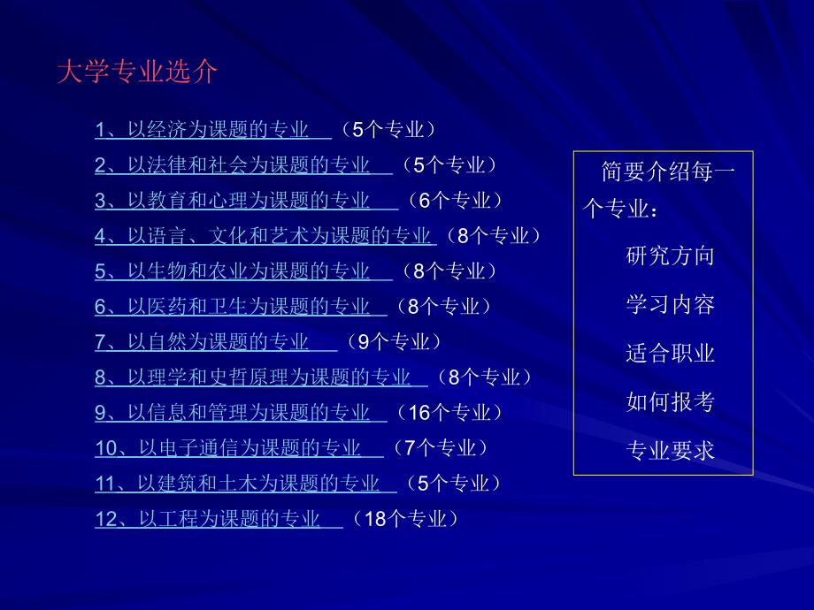 中国大学各专业介绍_第3页