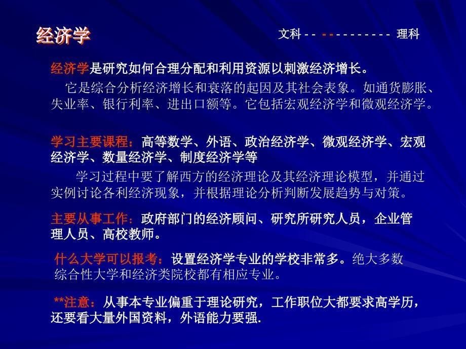 中国大学各专业介绍_第5页