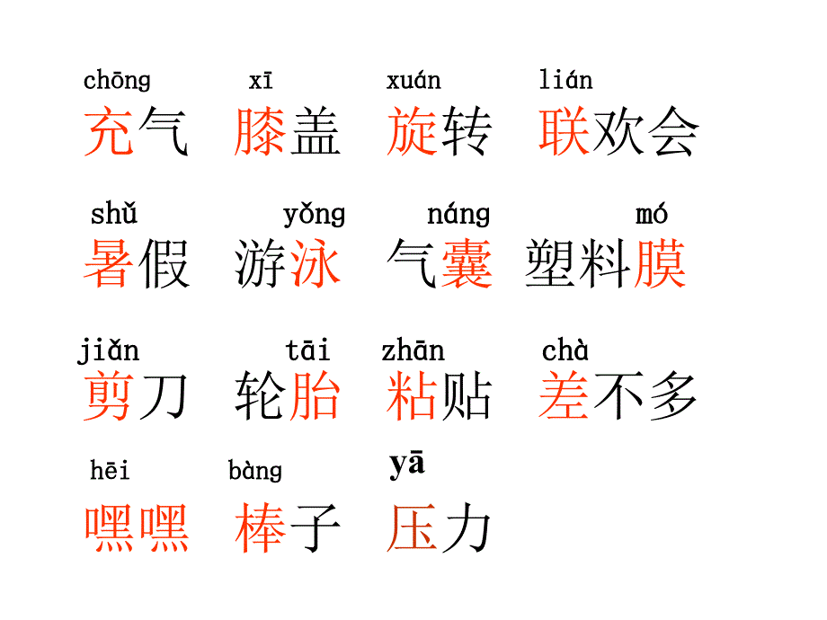 《充气雨衣》拼音教学课件_第4页