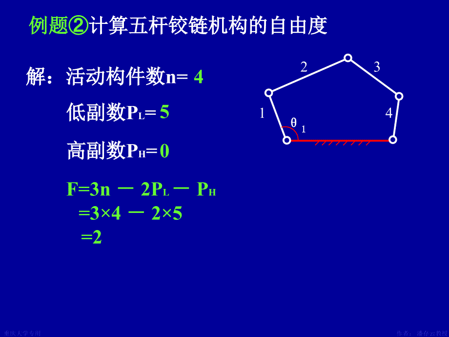 机械原理机构自由度计算_第2页