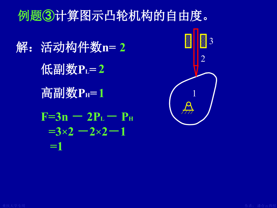 机械原理机构自由度计算_第3页