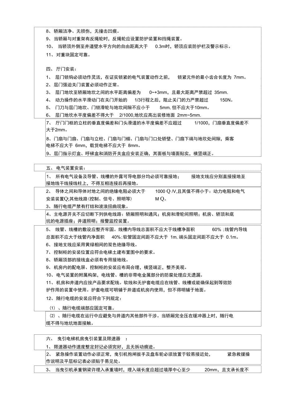 电梯安装工程技术交底_第2页