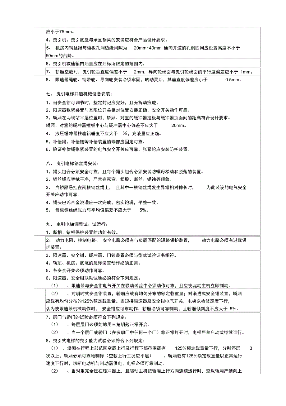 电梯安装工程技术交底_第3页