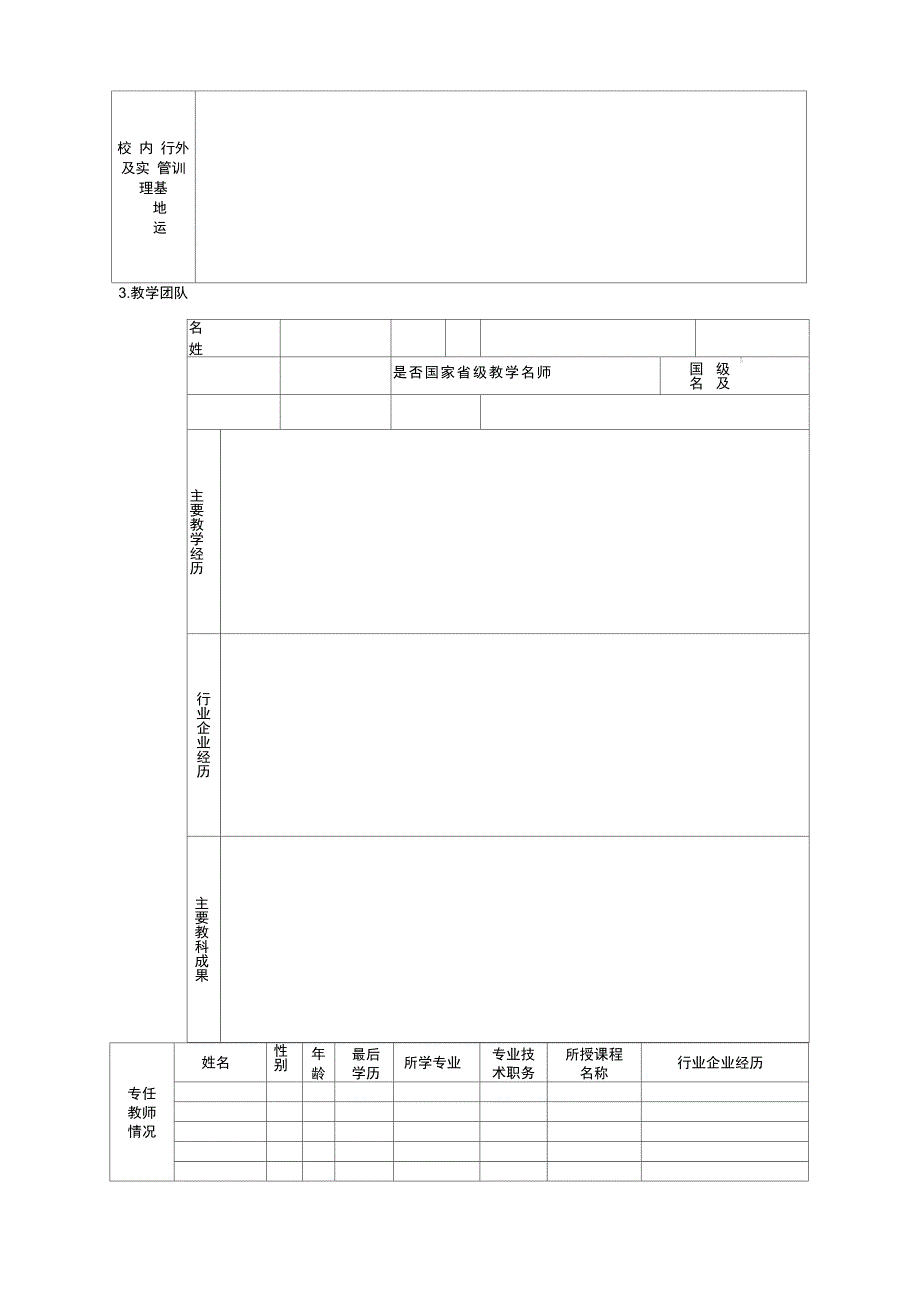 学院示范专业申报书_第4页