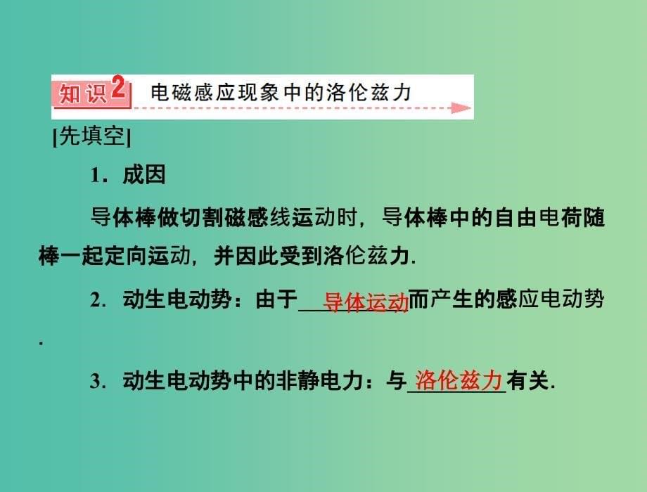 高中物理 第四章 电磁感应 5 电磁感应现象的两类情况课件 新人教版选修3-2.ppt_第5页