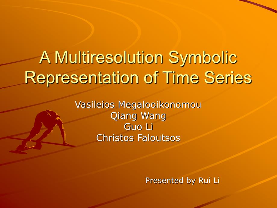 AMultiresolutionSymbolicRepresentationofTimeSeries_第1页