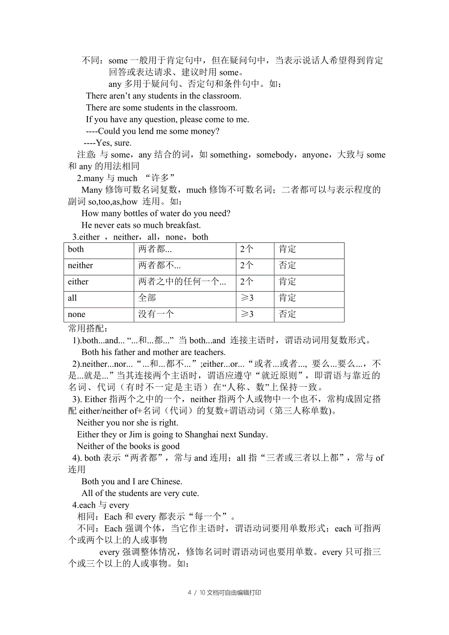 初三英语代词总结_第4页