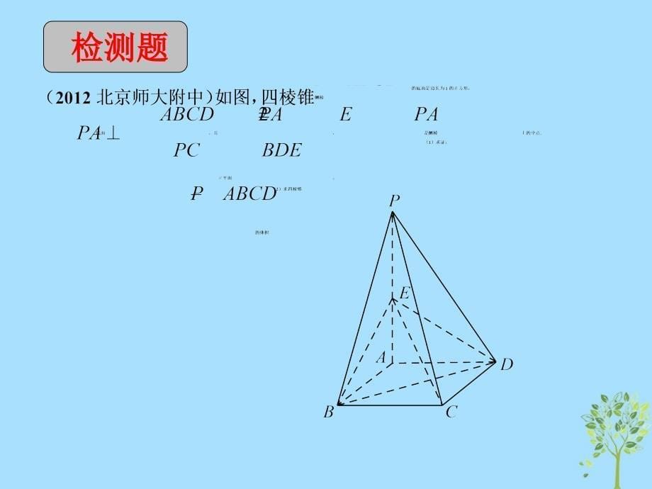 山西省忻州市高考数学 专题 平行关系复习课件_第5页