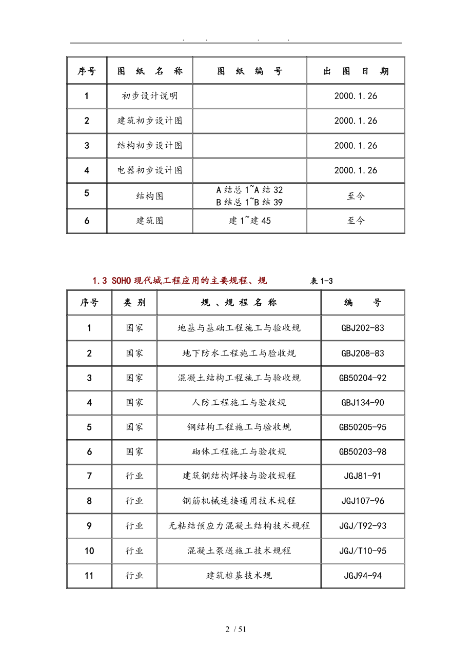 北京SOHO现代城工程施工设计方案_第2页