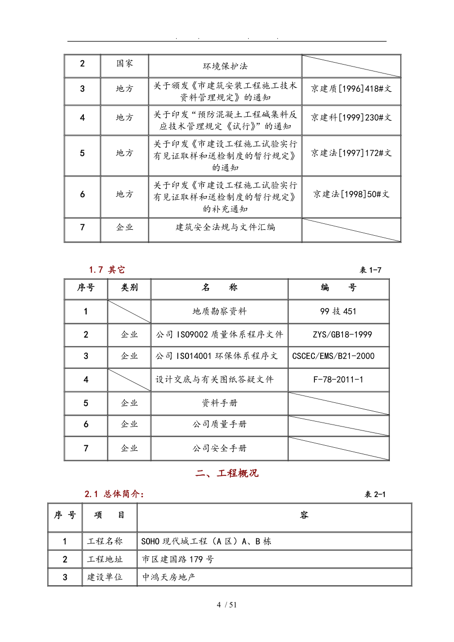 北京SOHO现代城工程施工设计方案_第4页