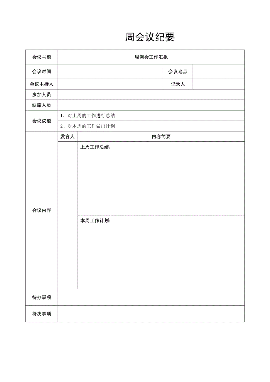 公司周例会管理规定--(通过)_第4页