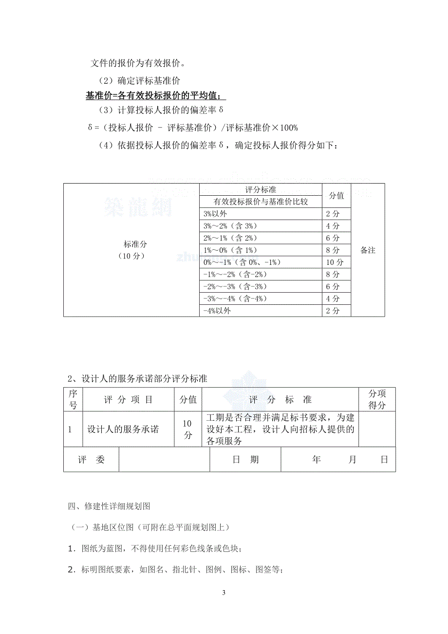 设计招标评标标准和方法secret_第3页