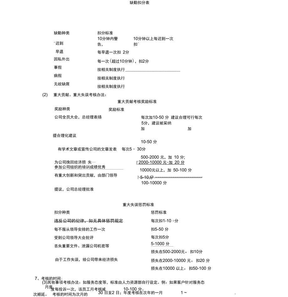 中小型企业绩效考核方案_第5页