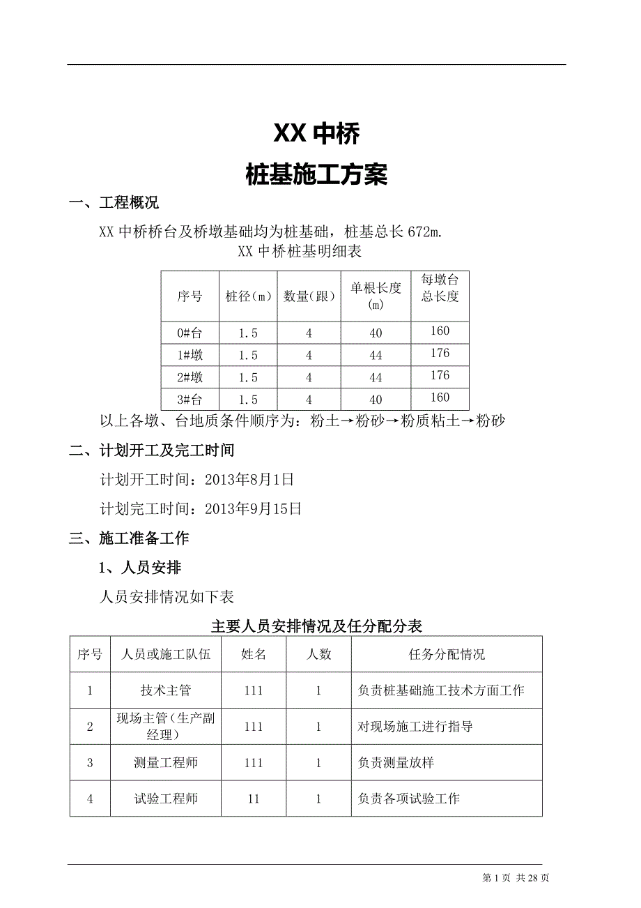 XX中桥反循环钻机桩基础施工方案_第2页