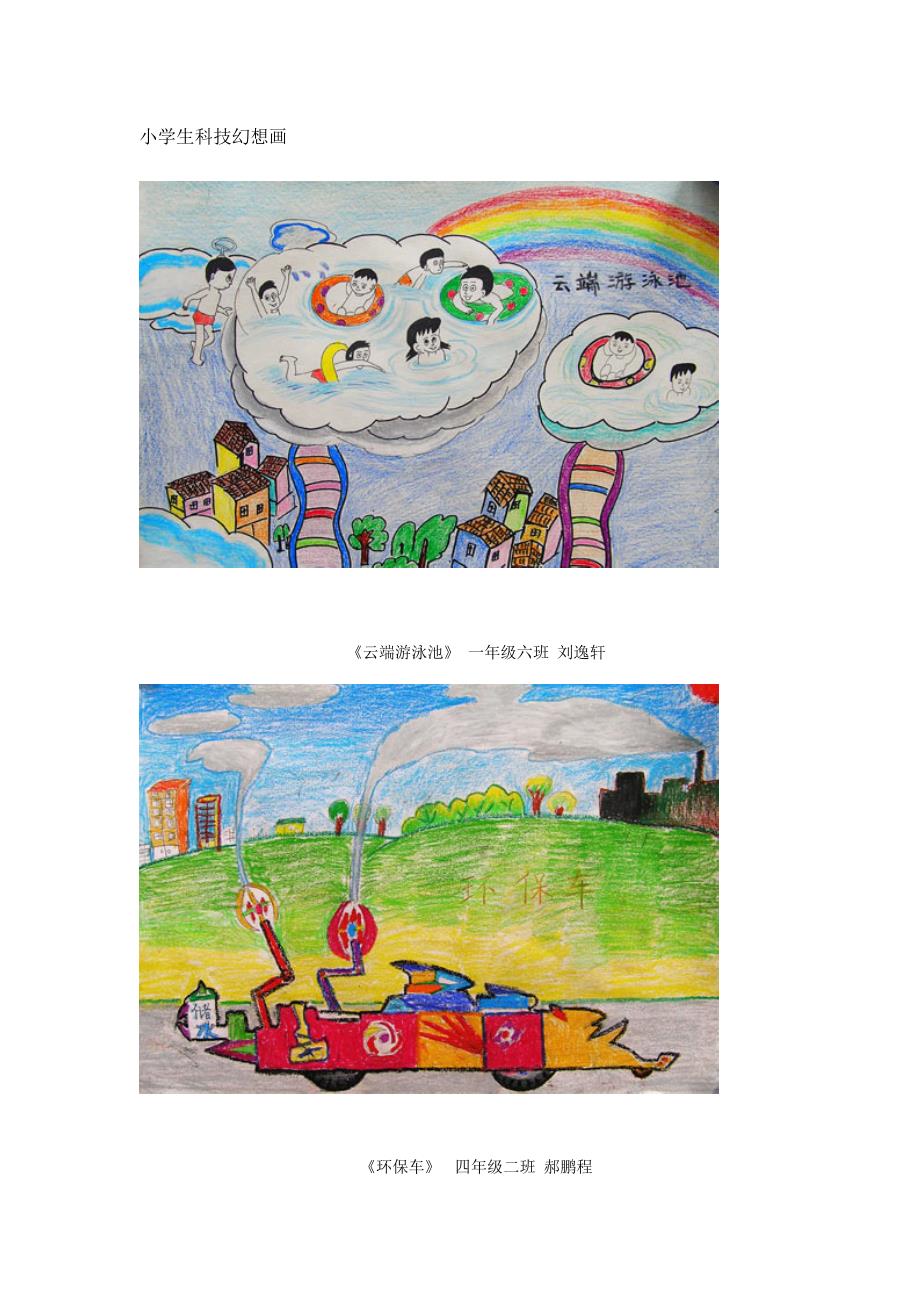 小学生科技幻想画_第1页