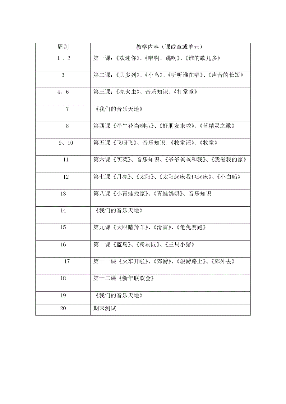 湘教版音乐一年级上册教学计划.doc_第3页