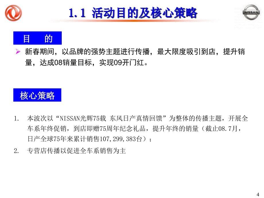 东风日产08年12月－09年1月整合营销专营店活动指引手册_081121_第5页