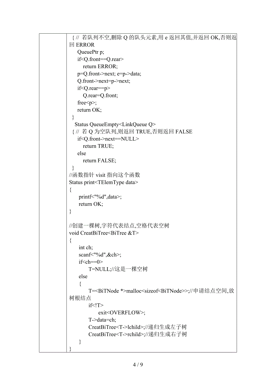 二叉树的遍历及线索化_第4页