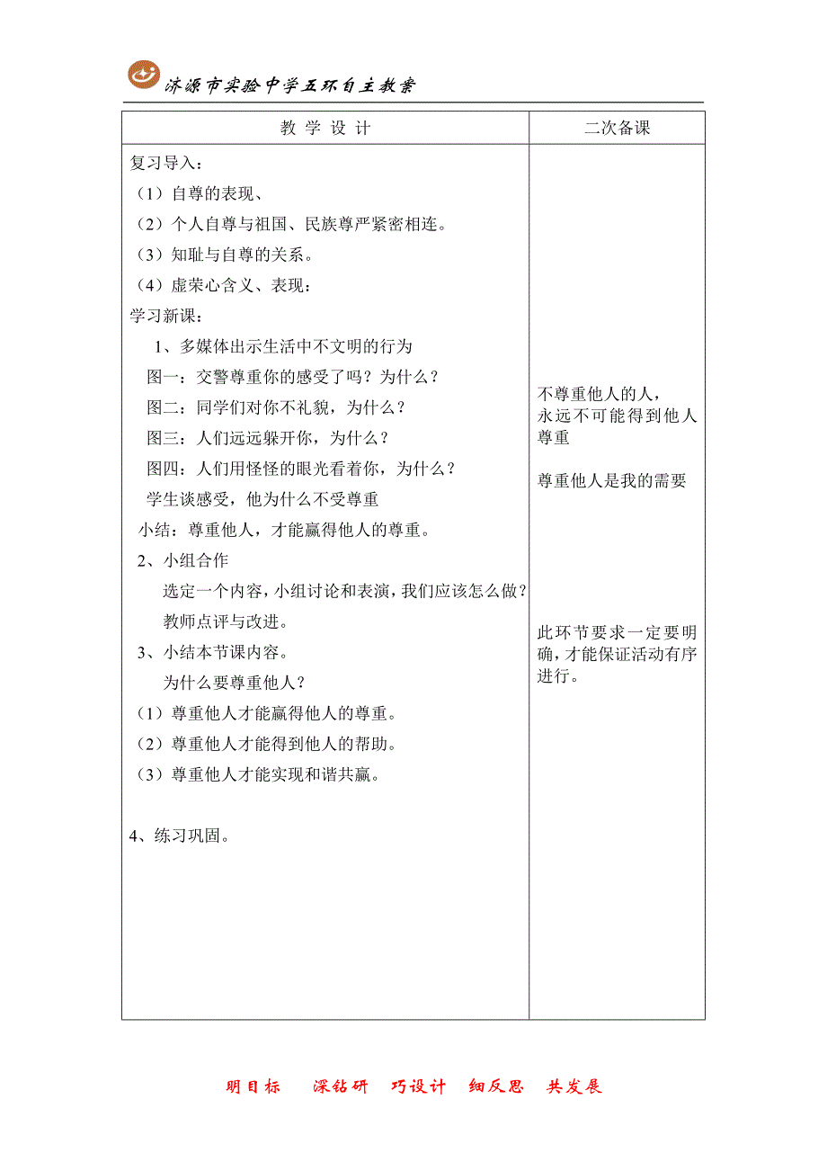 (2)尊重他人是我的需要_第2页