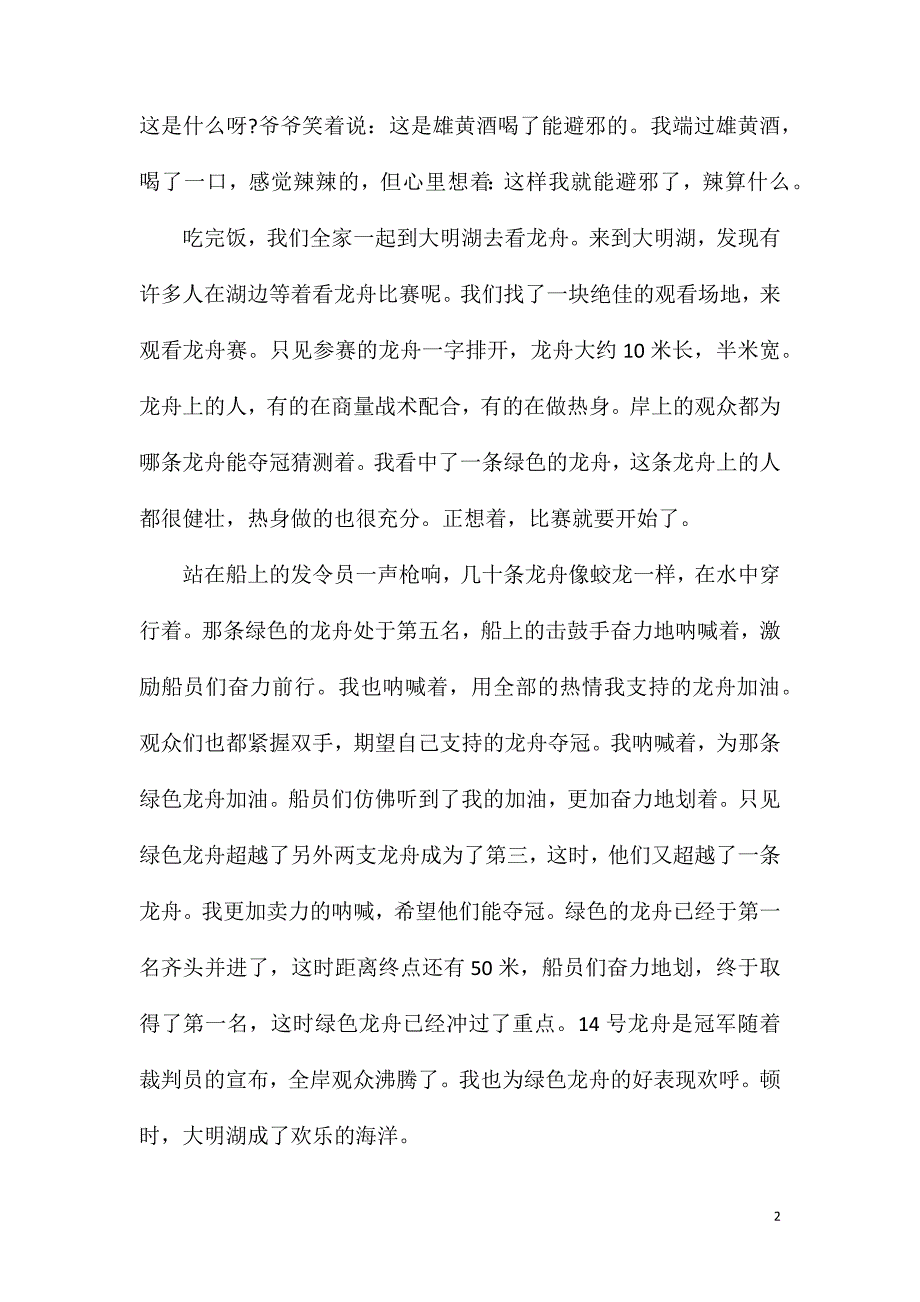 热闹的端午节作文700字以上5篇.doc_第2页