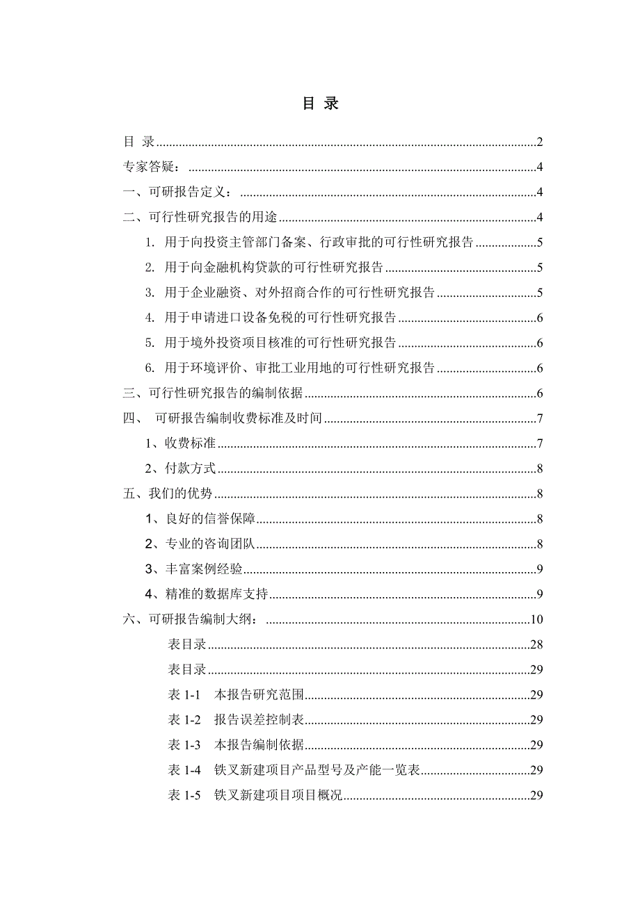 铁叉项目可行性研究报告_第2页