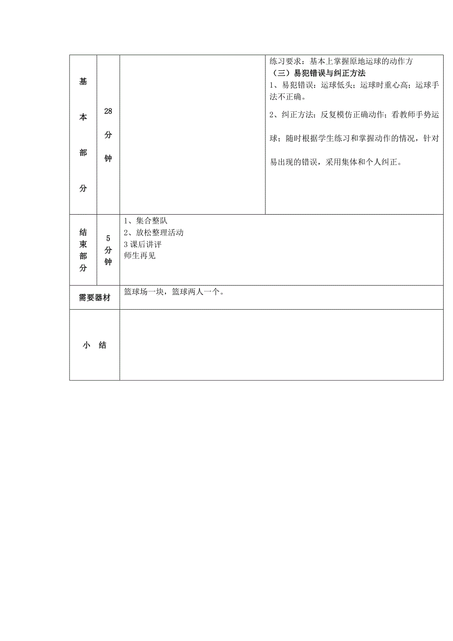 高中篮球教案1_第4页