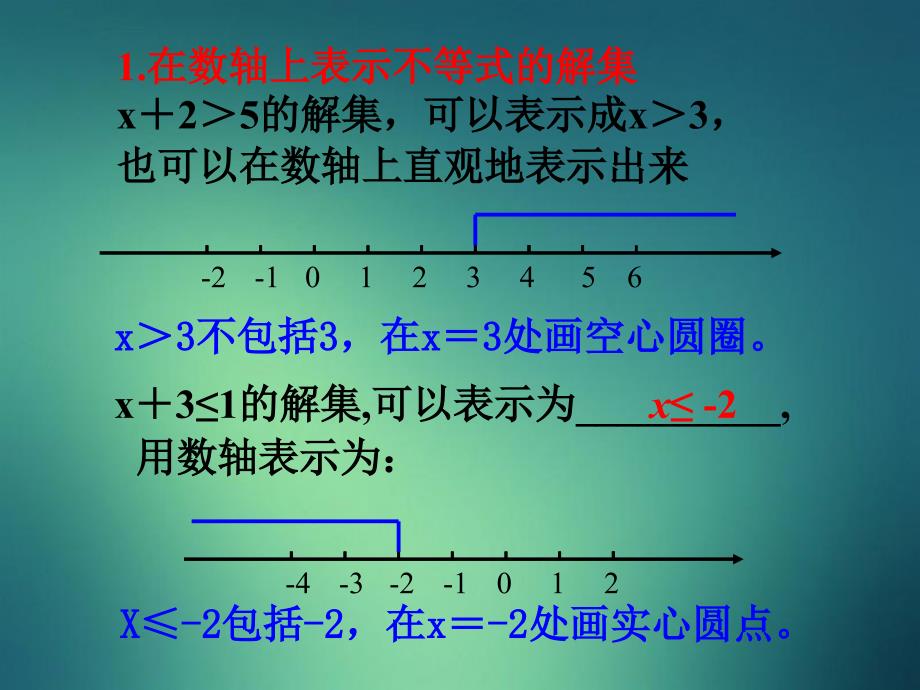 七年级数学下册8.2.1不等式的解集课件新版华东师大版课件_第4页