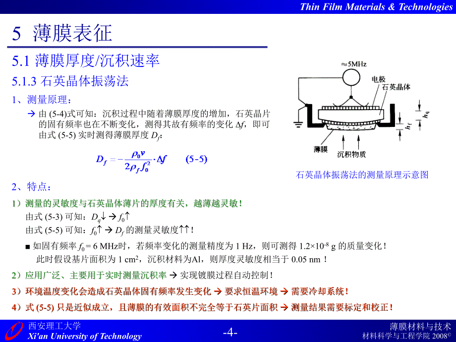 薄膜材料与技术05级第5章薄膜表征ppt课件_第4页