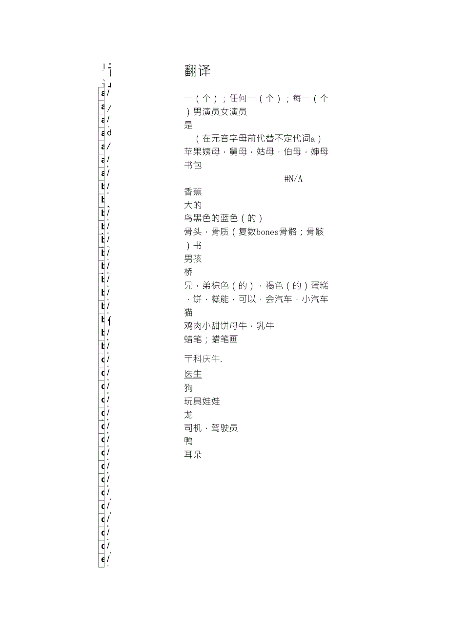 Excel型英语单词批量注音标_第1页