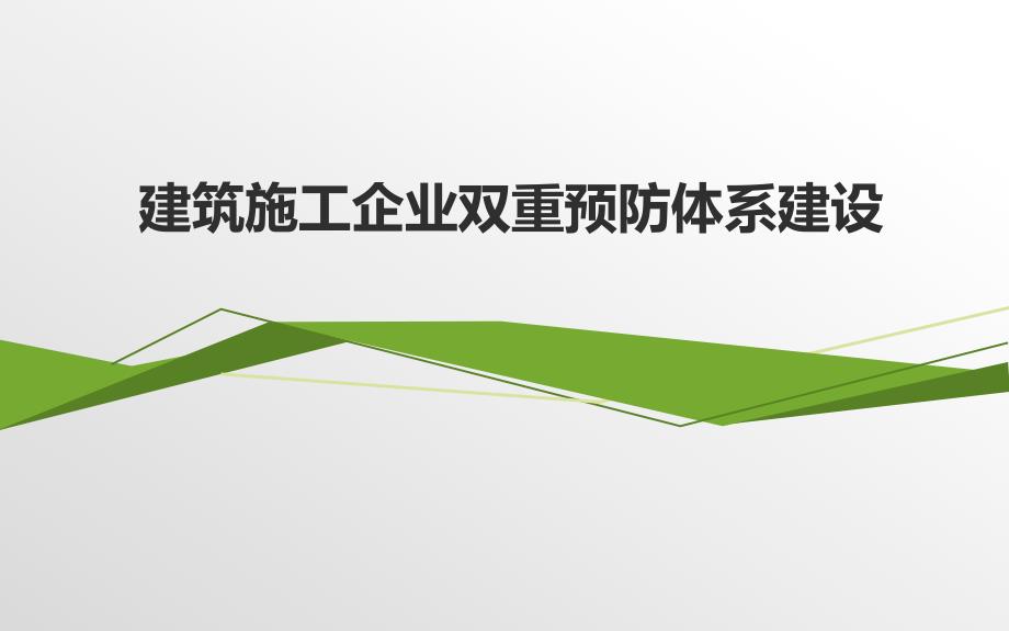 建筑施工企业双重预防体系建设PPT70页_第1页