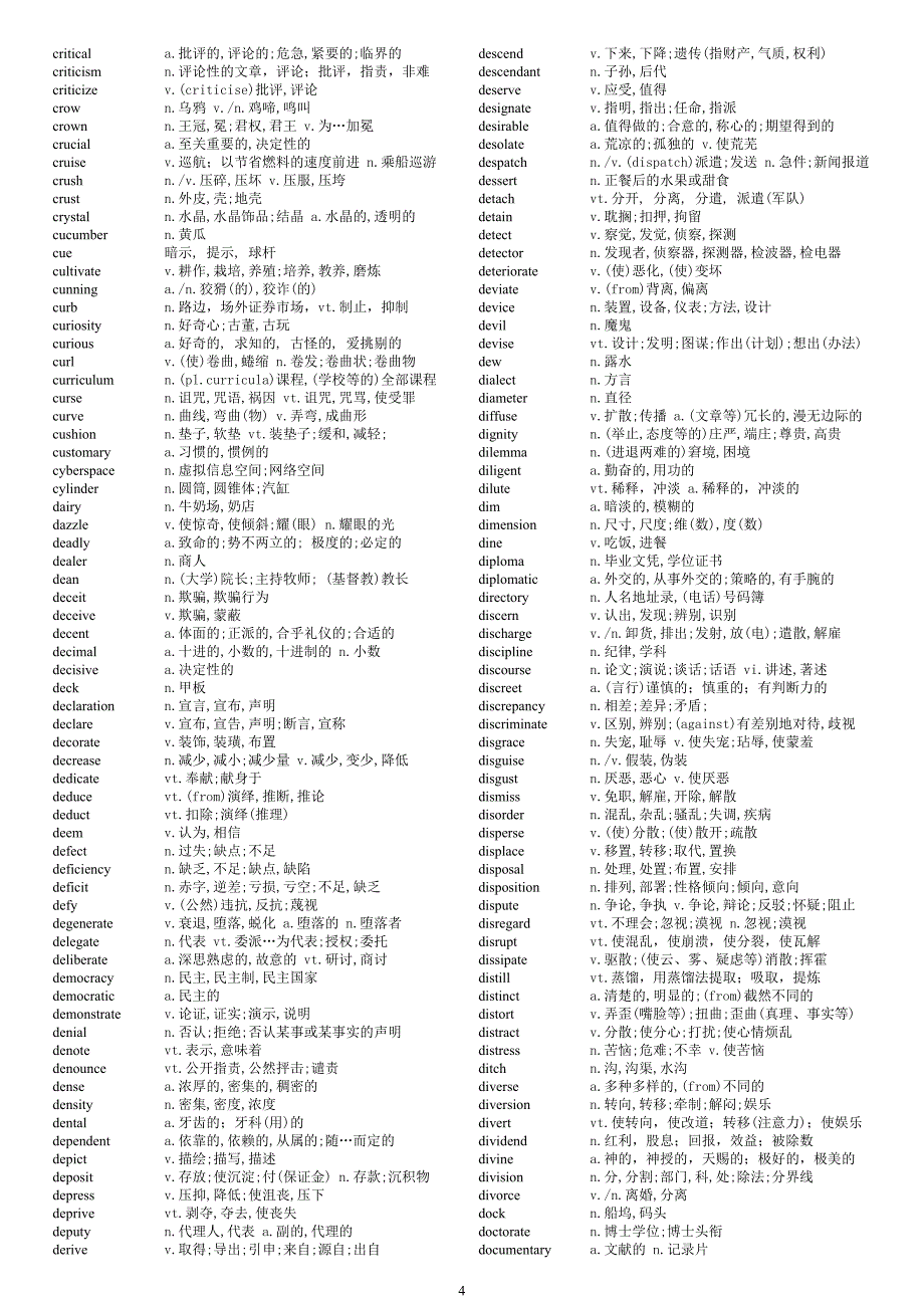 【词汇】2012核心考研词汇.doc_第4页