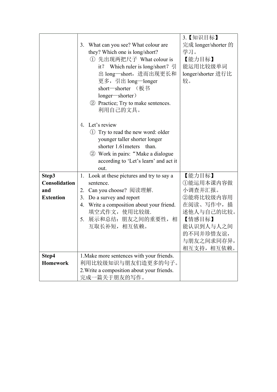 新版PEP六年级下册Unit1_教学设计.doc_第3页