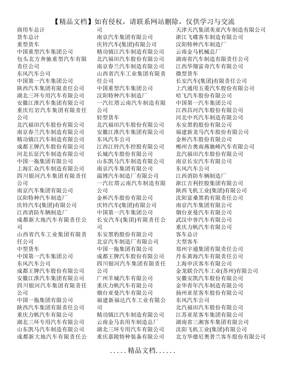 中国有哪些汽车制造厂_第3页