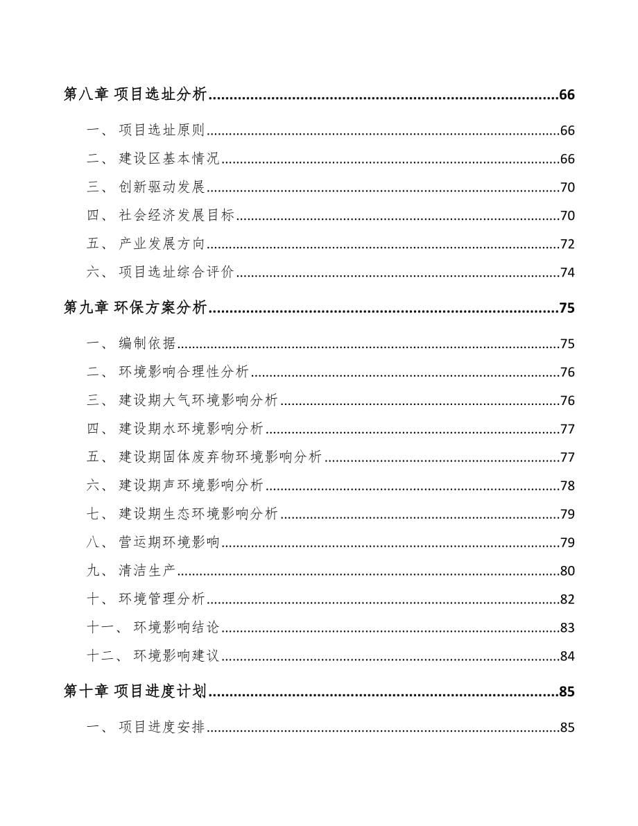 某某 关于成立汽车灯具公司可行性研究报告_第5页