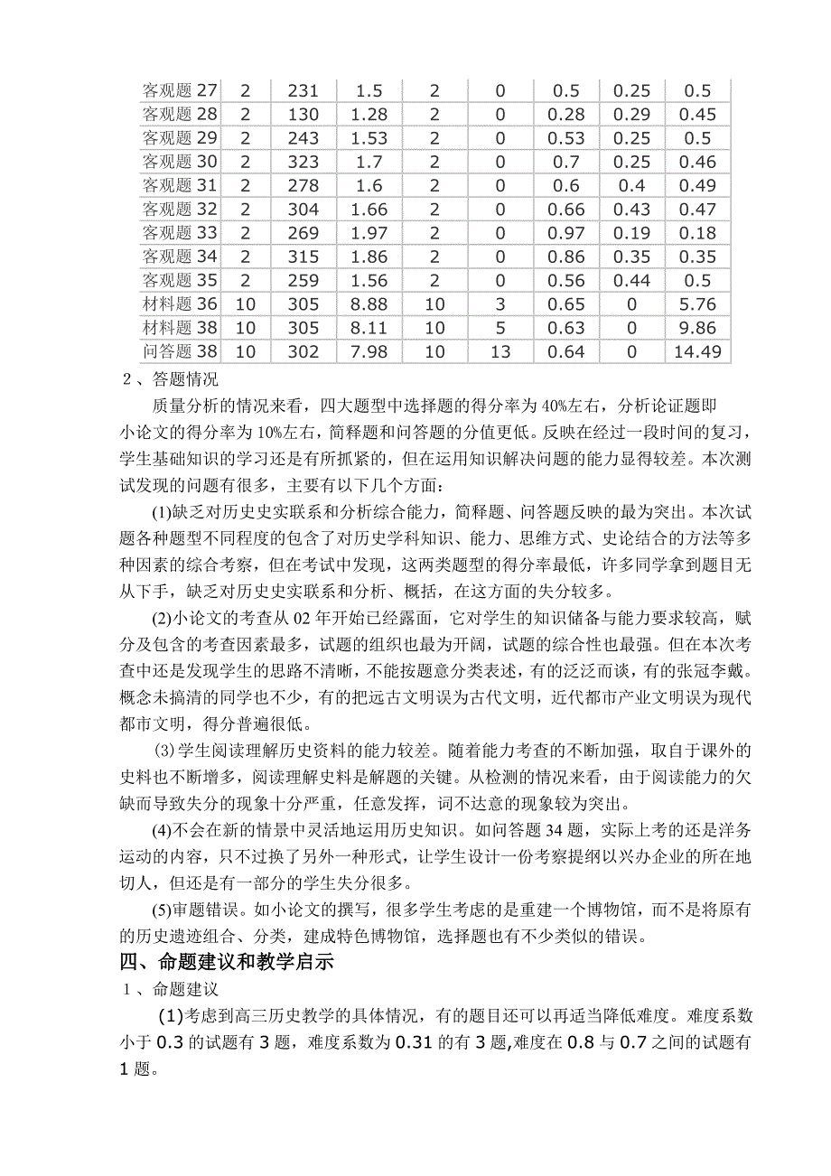 高三调研试题第三次分析_第4页