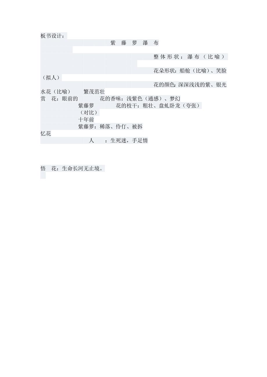 《紫藤萝瀑布》教学设计(人教版七年级上册)_第4页