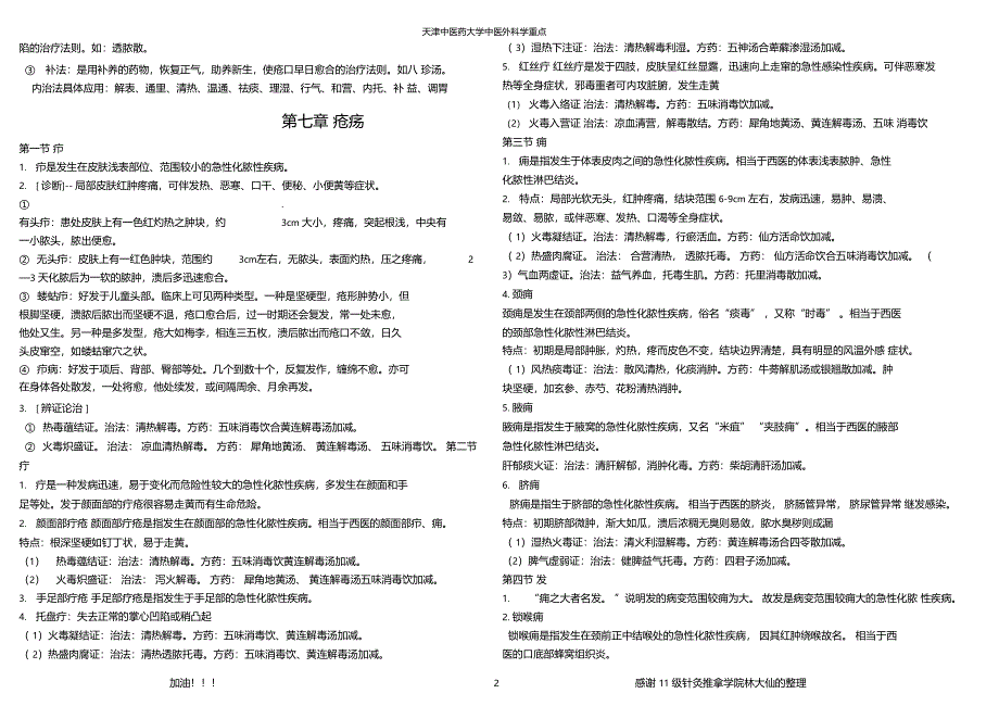 中医外科学天津中医药大学_第2页