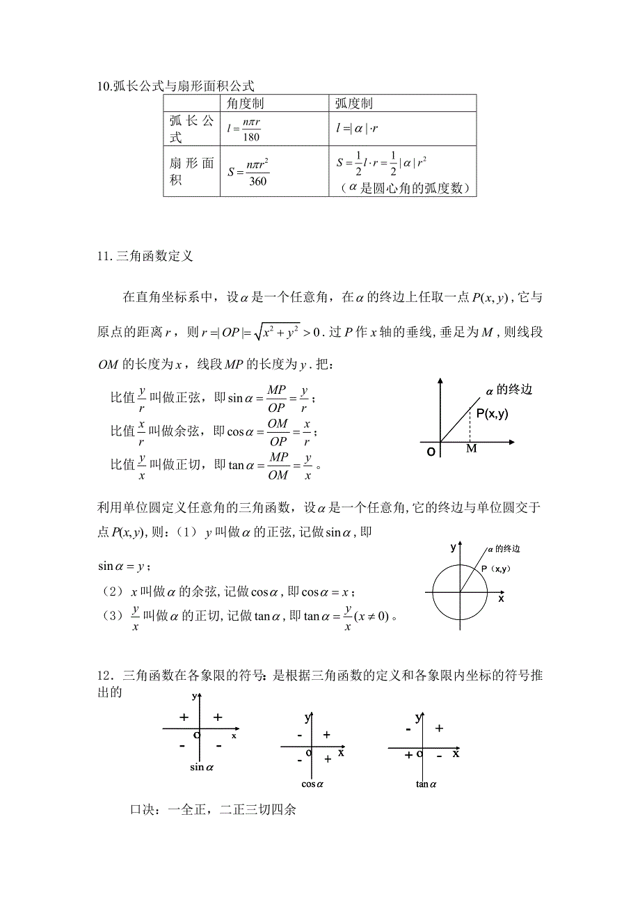 三角函数基本概念和表示_第3页