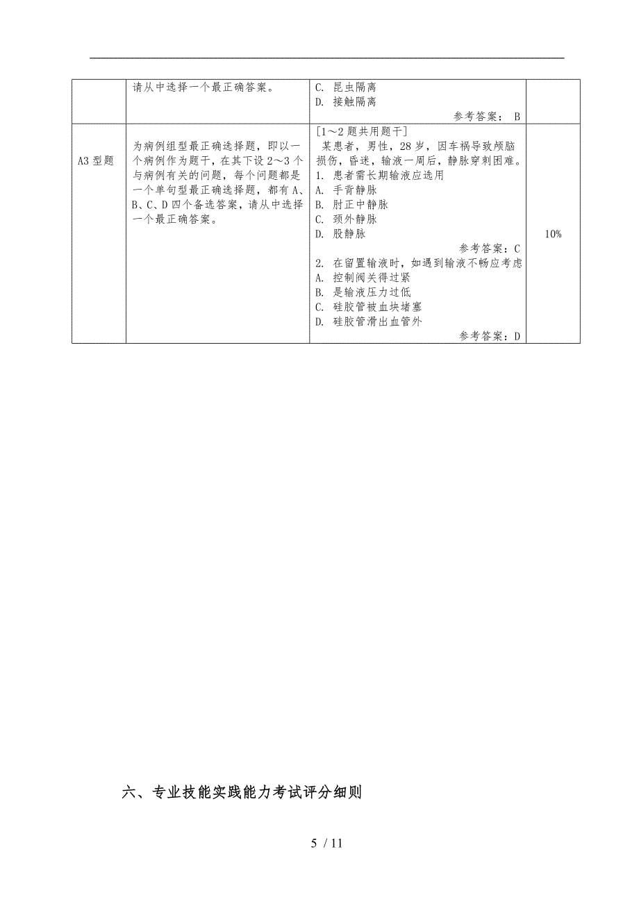 2013年湖北省普通高校招收中职毕业生统一技能操作考试_第5页